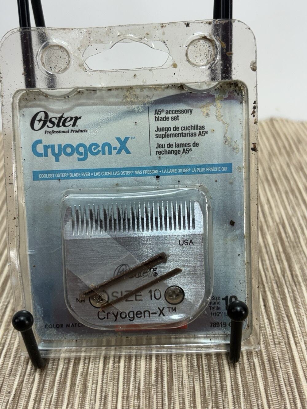 Oster Cryogen-X A5 Size 10 Clipper Blade 78919-546 USA Vintage Package